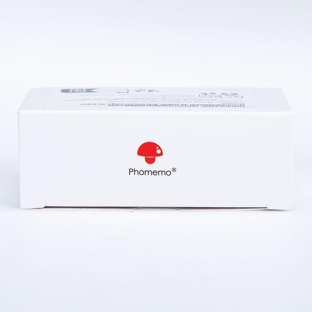 White Self-Adhesive Thermal Paper, Glossy Printable Sticker Paper Label for M02/M02 Pro/M02S/P2S/M03/M04S Mini Sticker Printer, 50Mm X 3.5M, Diameter 28Mm, 3-Rolls, Image Time 2 Years