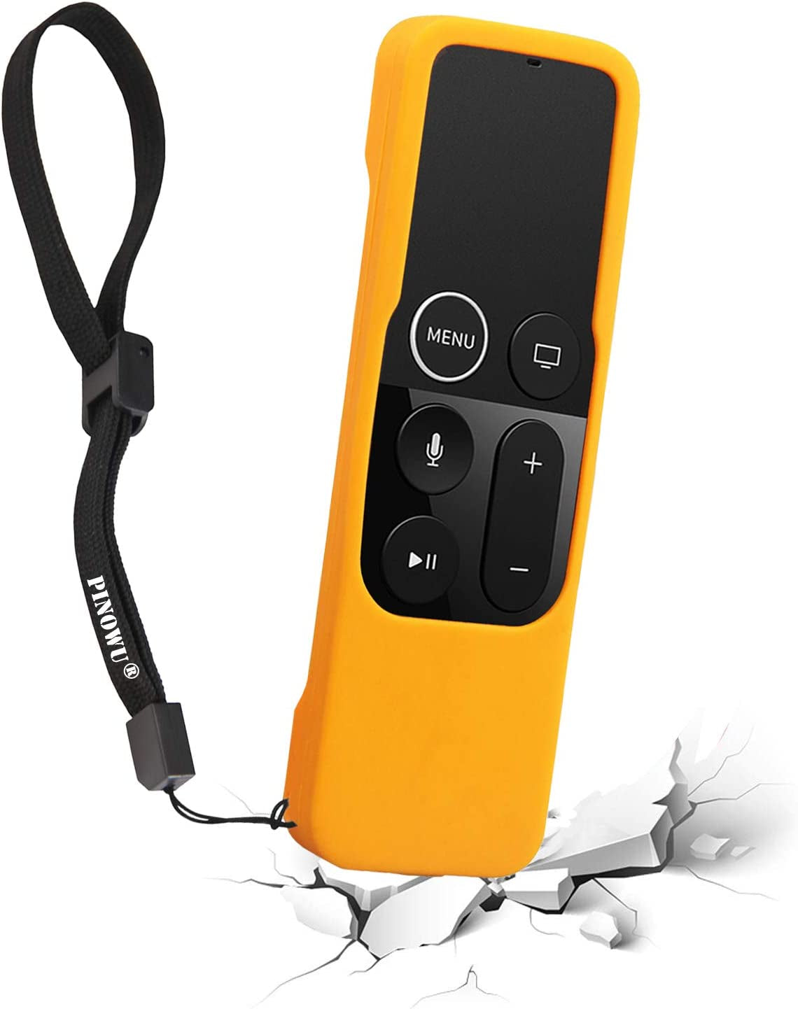 Remote Sleeve Case Compatible with Apple TV 4K 4Th Generation Remote Control, Silicone Lightweight Shockproof Skin Case Fortv 4K Siri Remote Control (2Pcs:Orange and Turquoise)