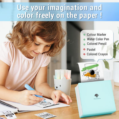 White Self-Adhesive Thermal Paper, Glossy Printable Sticker Paper Label for  M02/M02 Pro/M02S/P2S/M03/M04S Mini Sticker Printer, 50Mm X 3.5M, Diameter 28Mm, 3-Rolls, Image Time 2 Years