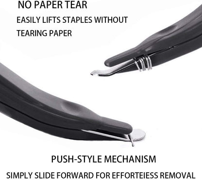 6 PCS Professional Magnetic Staple Remover Puller Staples Remover Staple Removal Tool for School Office Home 5 Colors