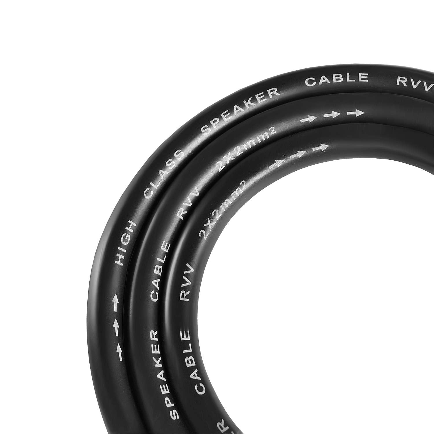 2Pcs 10 Feet Professional Speakon to Speakon Cables Wire Speaker Audio Amplifier Cord 7Mm with Twist Lock