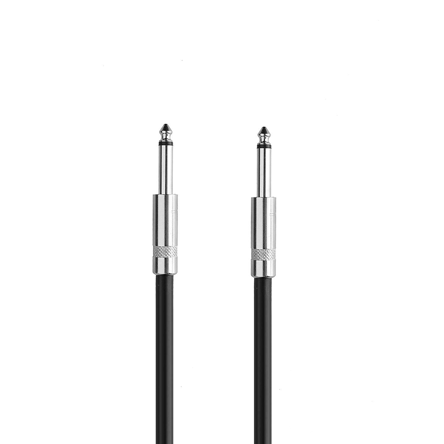 2Pack 100 Ft 1/4" to 1/4" Speaker Cables, True 12AWG Patch Cords, DJ/PA Audio Speaker Cable 12 Gauge Wire