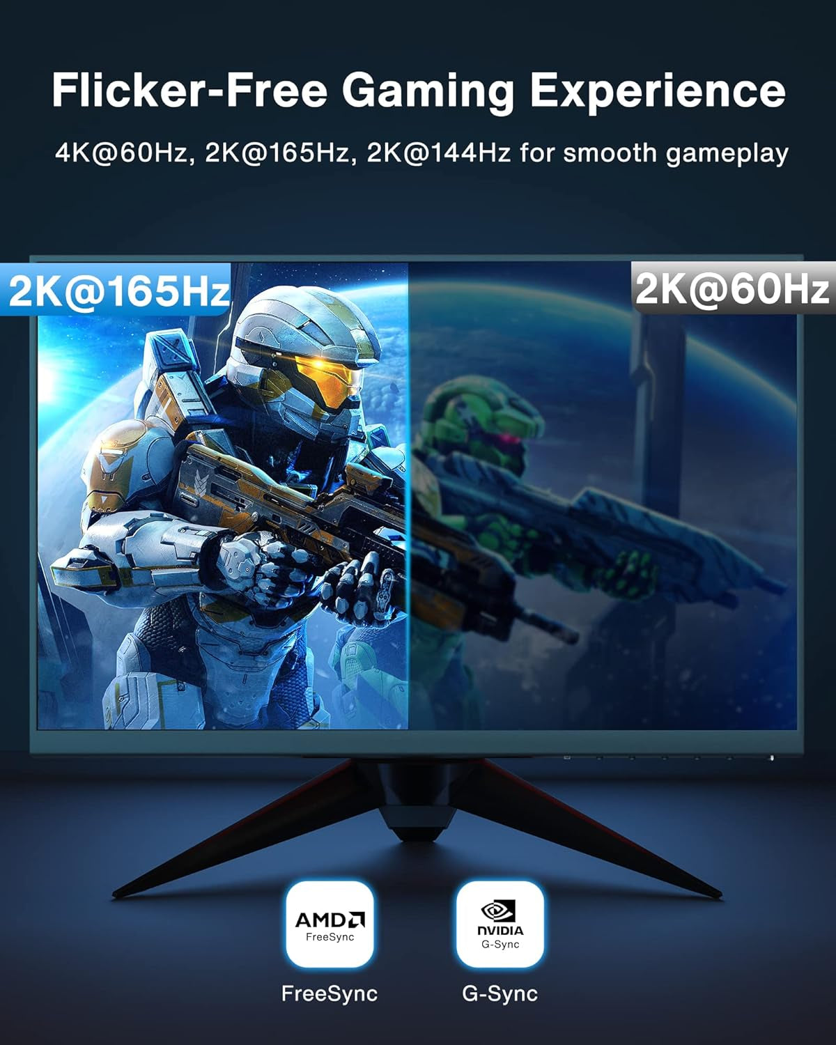 Displayport Cable 6FT/2 Pack, Nylon DP to DP Cord, High Speed 4K Display Port to Display Port 6Ft Cable, Supports 2K@165Hz and 4K@60Hz, DP Cord Compatible with PC, Laptop, TV - 6.6Ft