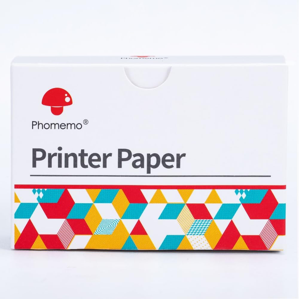 White Self-Adhesive Thermal Paper, Glossy Printable Sticker Paper Label for  M02/M02 Pro/M02S/P2S/M03/M04S Mini Sticker Printer, 50Mm X 3.5M, Diameter 28Mm, 3-Rolls, Image Time 2 Years