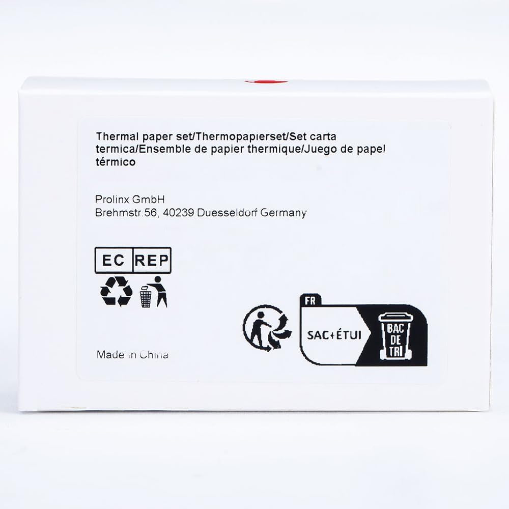 White Self-Adhesive Thermal Paper, Glossy Printable Sticker Paper Label for  M02/M02 Pro/M02S/P2S/M03/M04S Mini Sticker Printer, 50Mm X 3.5M, Diameter 28Mm, 3-Rolls, Image Time 2 Years