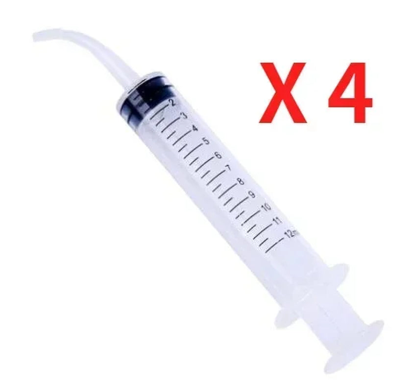 12ML Ear Cleaner Washer Syringer Elbow Rubber Tube Earwax Cleaning Removal Tool Ear Cleaner Wax Removal Ear Cleaner Health Care