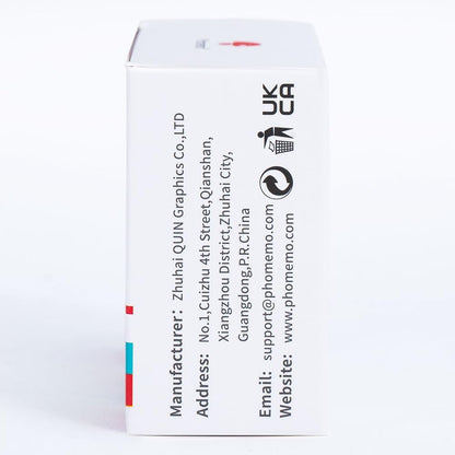 White Self-Adhesive Thermal Paper, Glossy Printable Sticker Paper Label for  M02/M02 Pro/M02S/P2S/M03/M04S Mini Sticker Printer, 50Mm X 3.5M, Diameter 28Mm, 3-Rolls, Image Time 2 Years